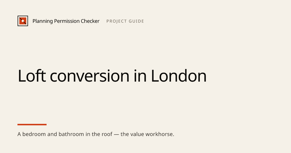 Loft conversion in London — cost, planning rules & approval odds ...